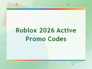 Roblox 2026 Active Promo Codes