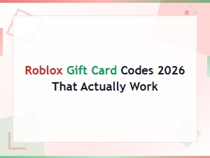 Roblox Gift Card Codes That Actually Work